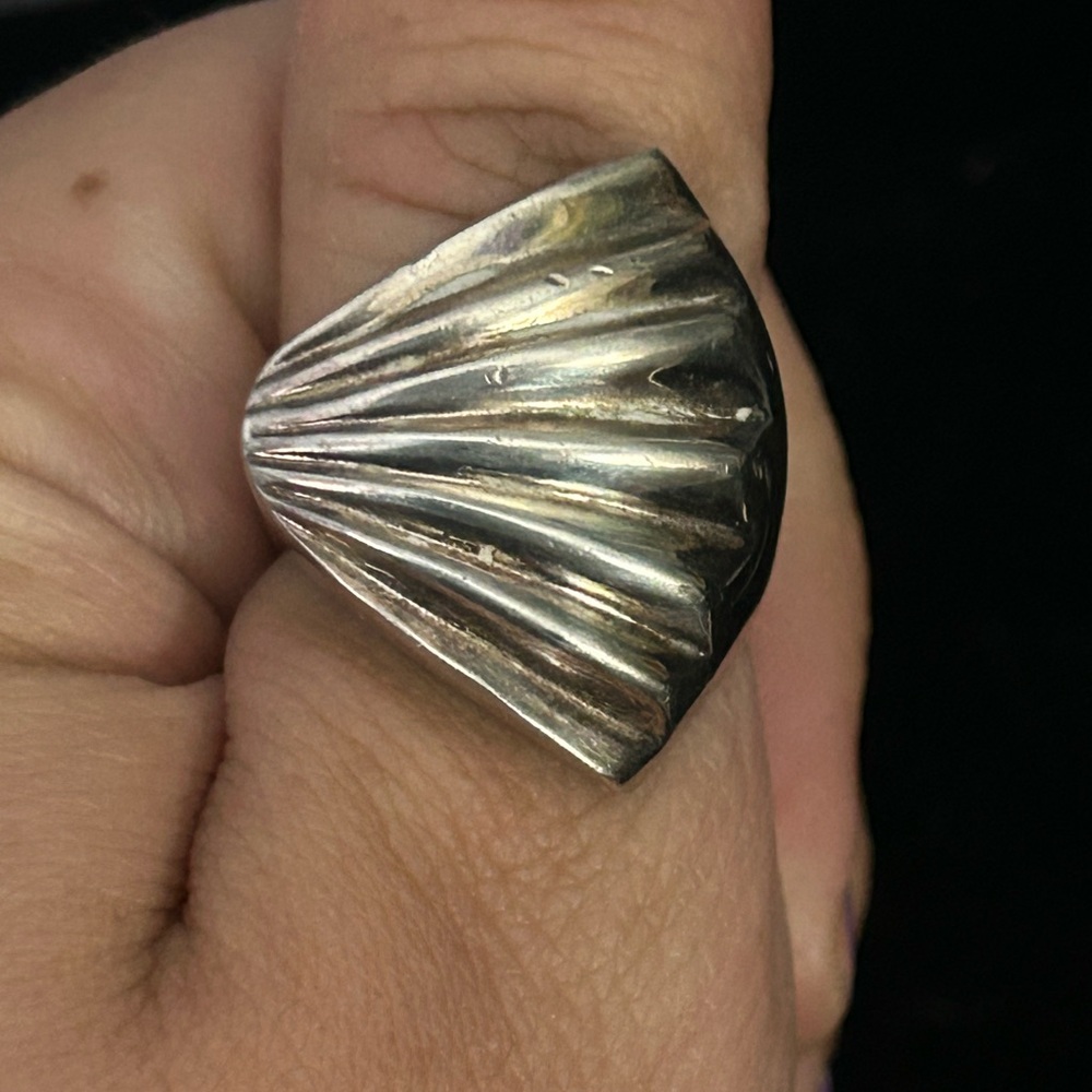 Mexico 925 Silver Statement Ring - image 7